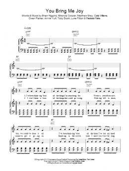 page one of You Bring Me Joy (Piano, Vocal & Guitar Chords)