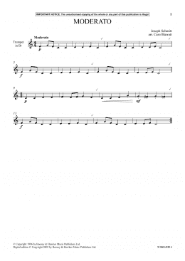 page one of Moderato (Instrumental Solo)