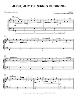 page one of Jesu, Joy of Man's Desiring (Piano Adventures)