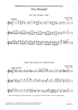 page one of Two Rounds (Instrumental Solo)