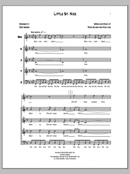 page one of Little St. Nick (SATB Choir)