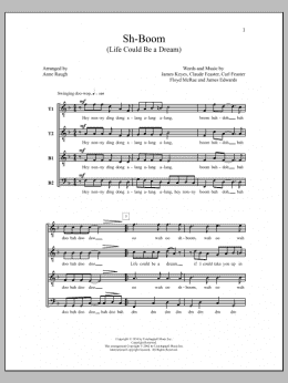 page one of Sh-boom (life Could Be A Dream) (TTBB Choir)