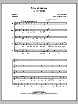 page one of Put On a Happy Face (SSATB Choir)
