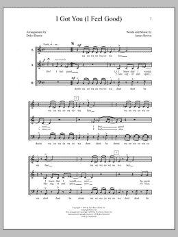 page one of I Got You (I Feel Good) (SAB Choir)