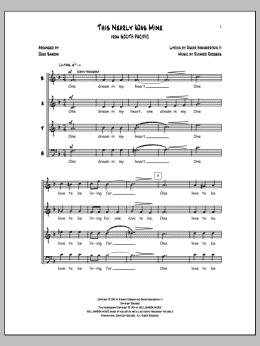 page one of This Nearly Was Mine (SATB Choir)