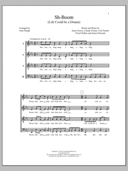 page one of Sh-boom (life Could Be A Dream) (SATB Choir)