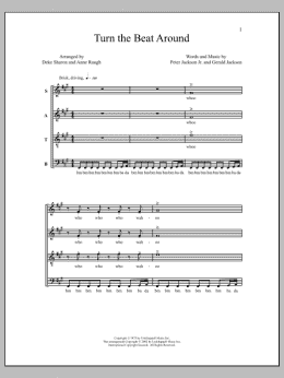 page one of Turn The Beat Around (SATB Choir)