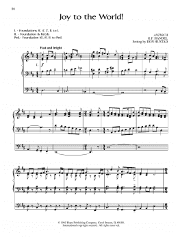 page one of Joy to the World! (Organ)