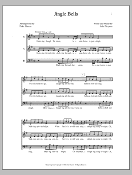 page one of Jingle Bells (SAB Choir)