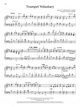 page one of Trumpet Voluntary (Piano Solo)