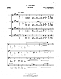 page one of If I Loved You (SATB Choir)
