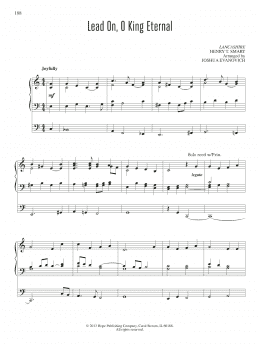 page one of Lead On, O King Eternal (Organ)