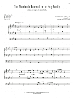 page one of The Shepherd's Farewell To The Holy Family (Organ)