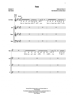 page one of Fever (SATB Choir)