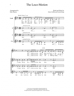 page one of The Loco-Motion (Choir)