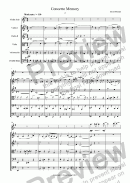 page one of Concerto Memory