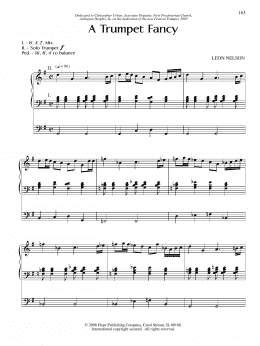 page one of A Trumpet Fancy (Organ)