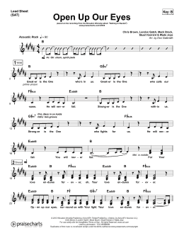 page one of Open Up Our Eyes (Lead Sheet / Fake Book)