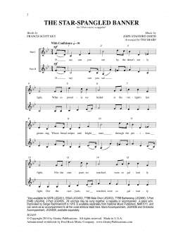 page one of The Star-Spangled Banner (2-Part Choir)