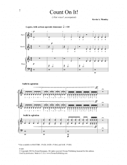 page one of Count On It (2-Part Choir)