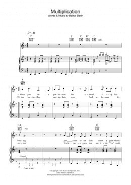 page one of Multiplication (Violin Solo)