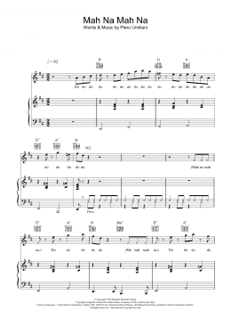page one of Mah Na Mah Na (Violin Solo)