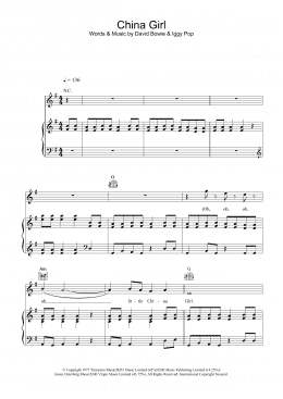 page one of China Girl (Violin Solo)