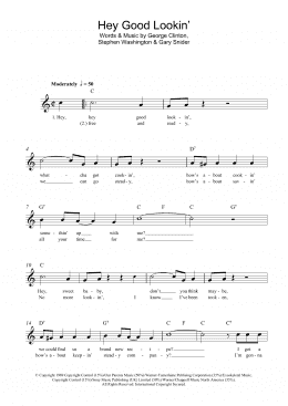page one of Hey Good Lookin' (Lead Sheet / Fake Book)