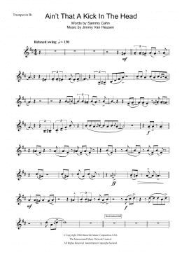 page one of Ain't That A Kick In The Head (Trumpet Solo)