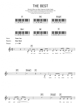 page one of (Simply) The Best (Keyboard (Abridged))