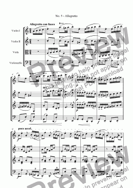 page one of Petite Suite - V. Allegretto con fuoco