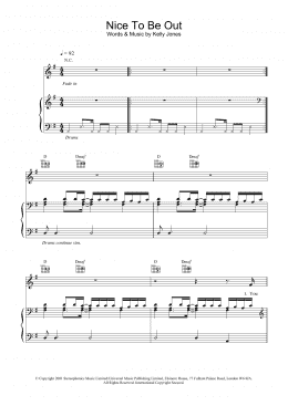page one of Nice To Be Out (Violin Solo)