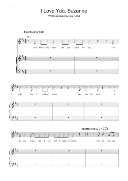 page one of I Love You, Suzanne (Violin Solo)