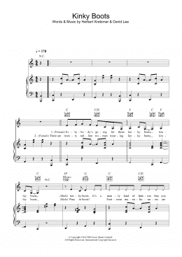 page one of Kinky Boots (Violin Solo)