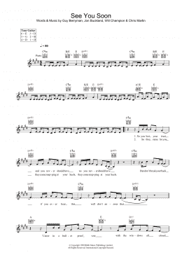 page one of See You Soon (Lead Sheet / Fake Book)