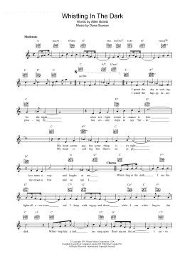 page one of Whistling In The Dark (Lead Sheet / Fake Book)