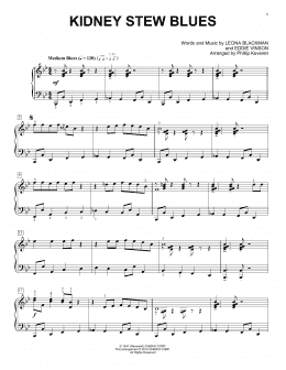 page one of Kidney Stew Blues (arr. Phillip Keveren) (Piano Solo)