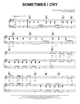 page one of Sometimes I Cry (Piano, Vocal & Guitar Chords (Right-Hand Melody))
