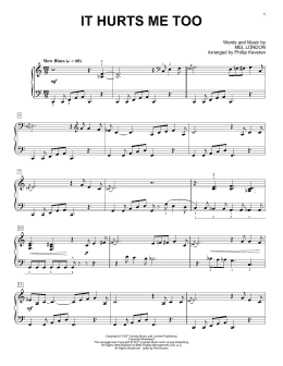 page one of It Hurts Me Too (arr. Phillip Keveren) (Piano Solo)
