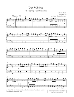 page one of The Spring (Piano Solo)