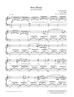 page one of Ave Maria (Piano Solo)