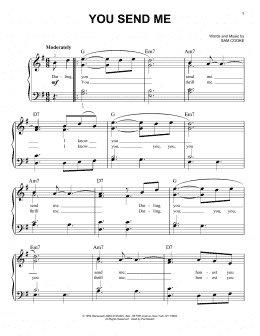 page one of You Send Me (Very Easy Piano)