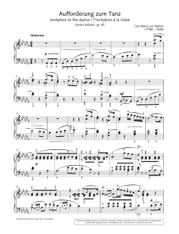 page one of Invitation to the Dance (Piano Solo)