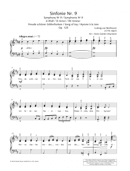 page one of Song Of Joy (Piano Solo)