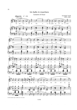 page one of Saper vorreste di che si veste (Piano & Vocal)