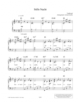 page one of Stille Nacht (Piano Solo)