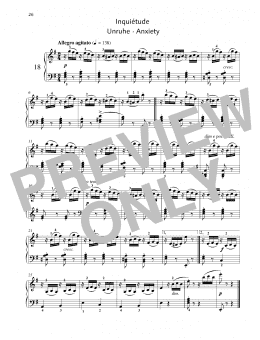 page one of Anxiety (Piano Solo)
