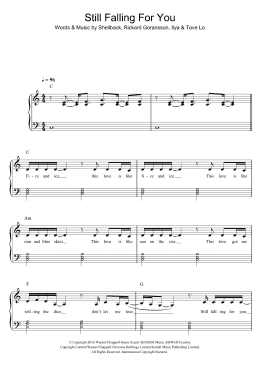 page one of Still Falling For You (Easy Piano)