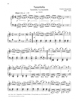page one of Tarantella (Piano Solo)