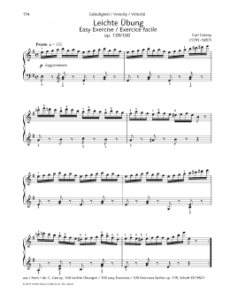 page one of Easy Exercise (Piano Solo)